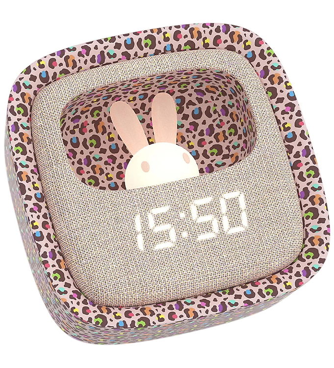 Mobility on Board Vækkeur m. Lys - Billy Clock - Rainbow Leopard