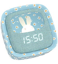 Mobility on Board Vækkeur m. Lys - Billy Clock - Blue Flower