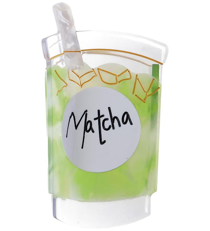 By Stær Hårklemme - Matcha - 8,5x4,5 cm - Grøn