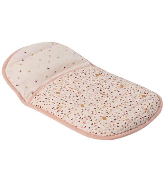 Smallstuff Dukketilbehør - Sovepose m. Hovedpude - Soft Rose