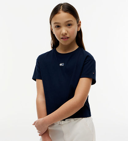 Tommy Hilfiger T-shirt - Flag - Dark Night Navy Blue