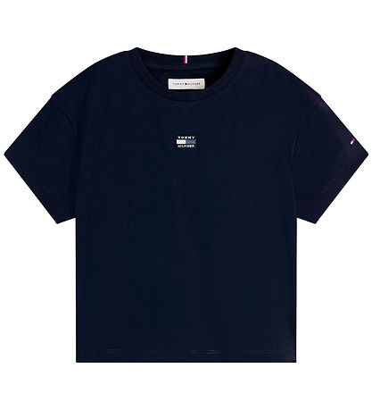 Tommy Hilfiger T-shirt - Flag - Dark Night Navy Blue