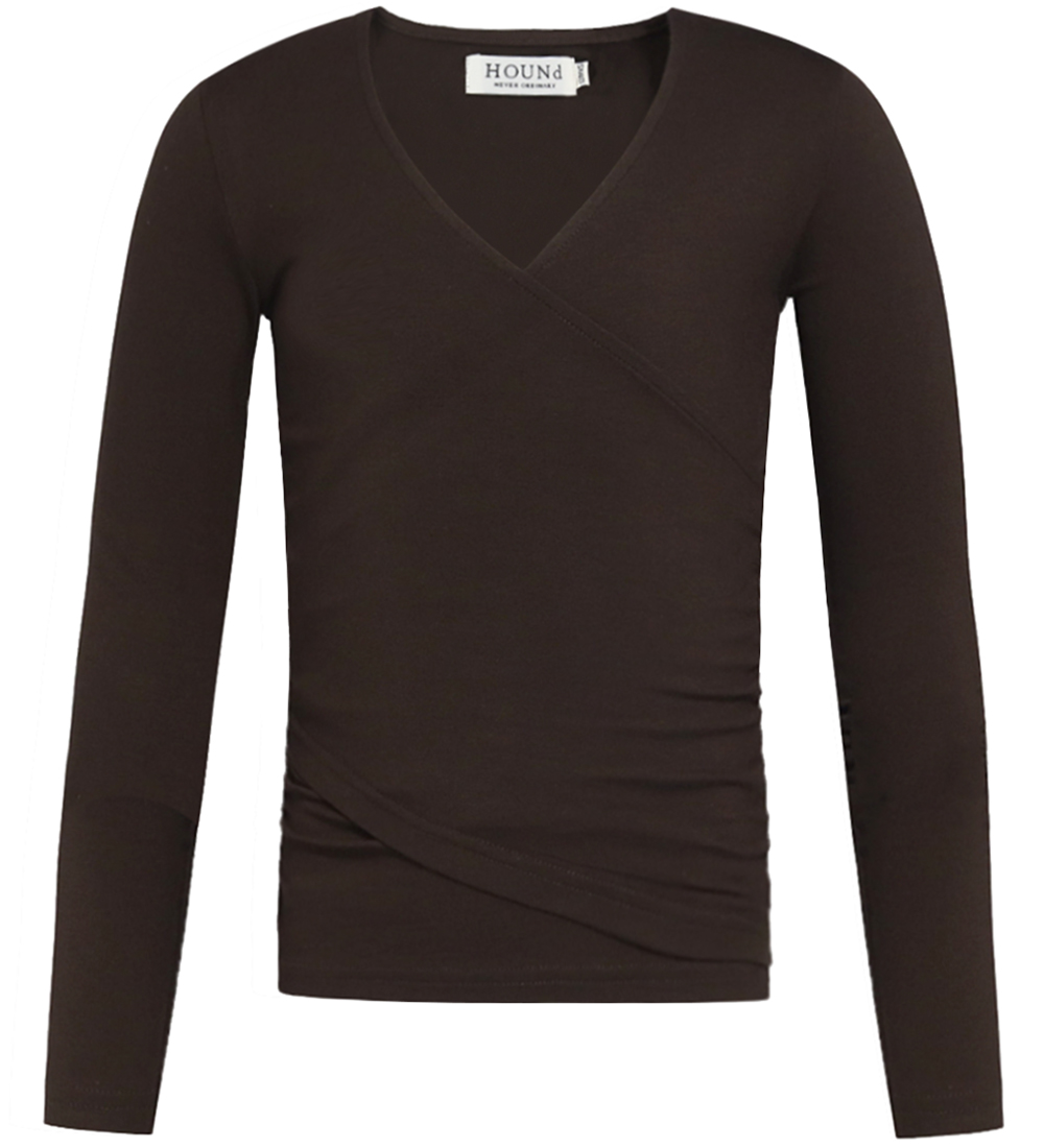 Hound Blouse - HdFreja - Dark Brown - Hound - 14 ans (164) - Blouse