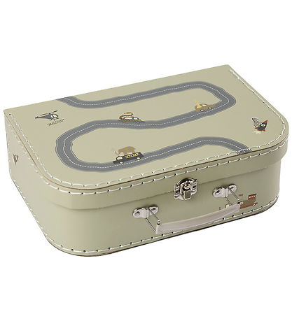 Smallstuff Kuffert  - Stor - Safari Dyr - Sandy