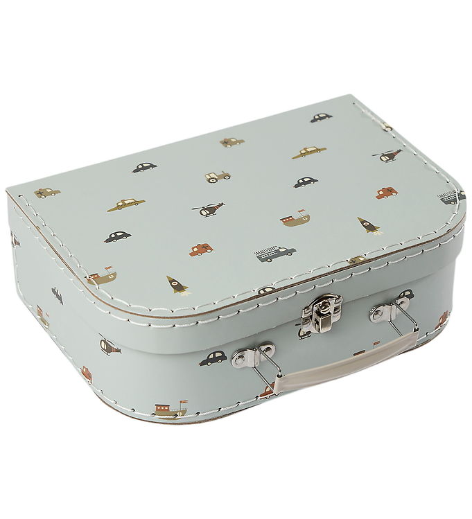 Smallstuff Kuffert – Medium – Køretøjer – Light Blue