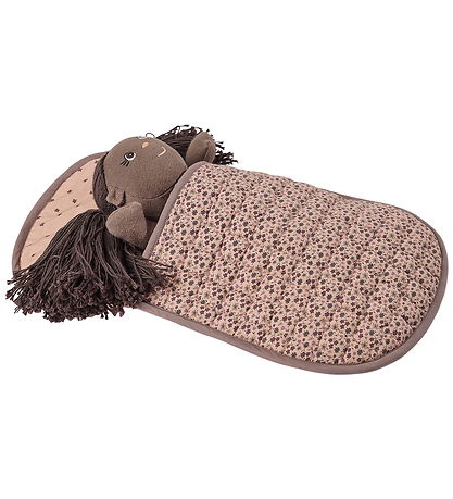 Smallstuff Dukketilbehør - Sovepose m. Hovedpude - Dark Rose