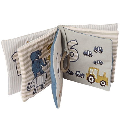 Smallstuff Stofbog - Count To 10 - Blue Mix