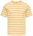 Kids Only T-shirt - KogHelle - Sunlight/Rose Elegance/Print Kind