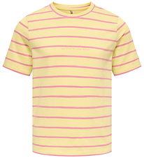 Kids Only T-shirt - KogHelle - Sunlight/Rose Elegance/Print Kind