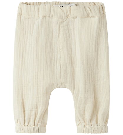 Name It Bukser - Musselin - NbfHimmas - Almond Milk