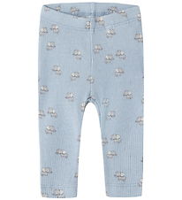 Name It Leggings - NbmHobit - Blue Fog