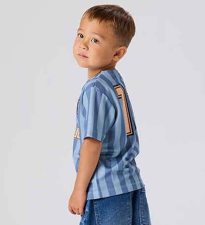 Name It T-shirt - NmmHifot - Blue Fog