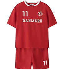 Name It Shortssæt - NknHiteam - True Red