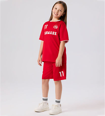 Name It Shortssæt - NknHiteam - True Red