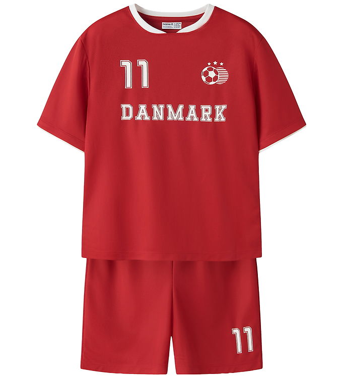 Name It Hiteam - Fodboldsæt - Rød - 122-128