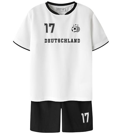 Name It Shortssæt - NknHiteam - Bright White