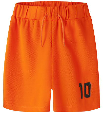 Name It Shortssæt - NknHiteam - Vibrant Orange