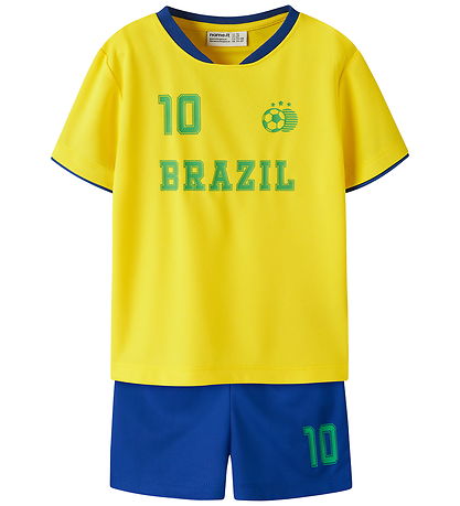 Name It Shortssæt - NmnHiteam - Empire Yellow