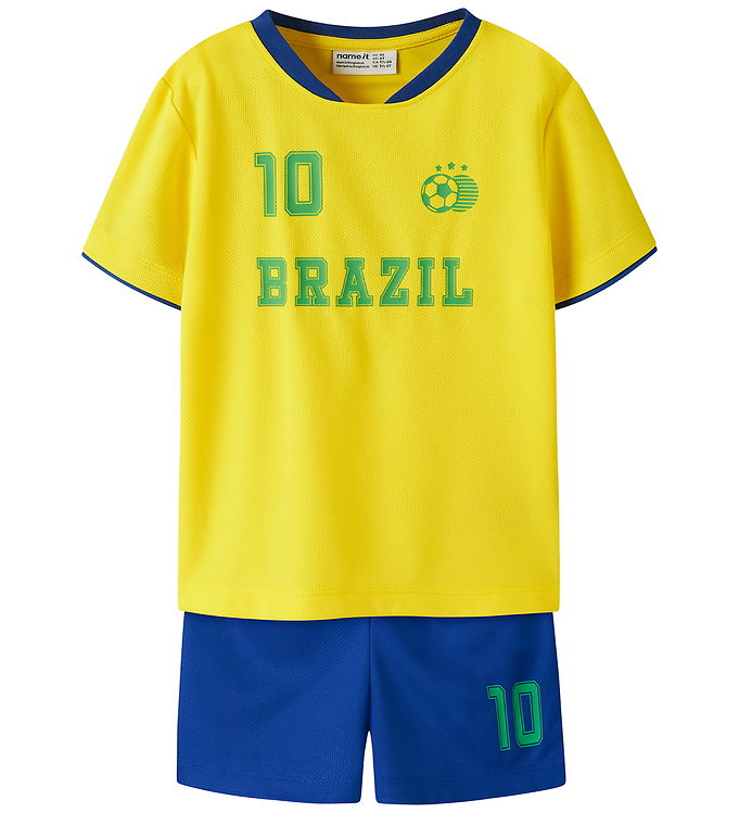 Name It Hiteam - Fodboldsæt - Gul - 104