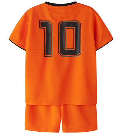 Name It Shortssæt - NmnHiteam - Vibrant Orange