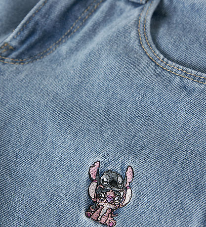 Name Iit Jeans - Wide - Noos - Nkf Stitch - Light Blue Denim/EMB