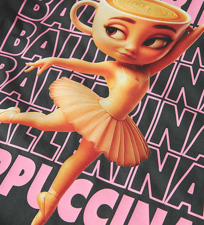 Name It T-shirt - Noos - NkfAida - Black Oyster