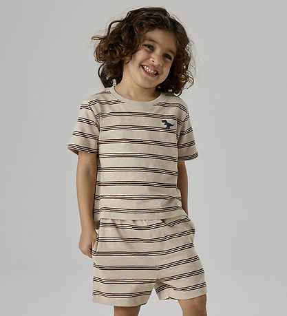 Name It T-shirt - NmmVoby - Chateau Gray/Chestnut