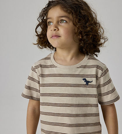 Name It T-shirt - NmmVoby - Chateau Gray/Chestnut