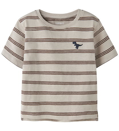 Name It T-shirt - NmmVoby - Chateau Gray/Chestnut