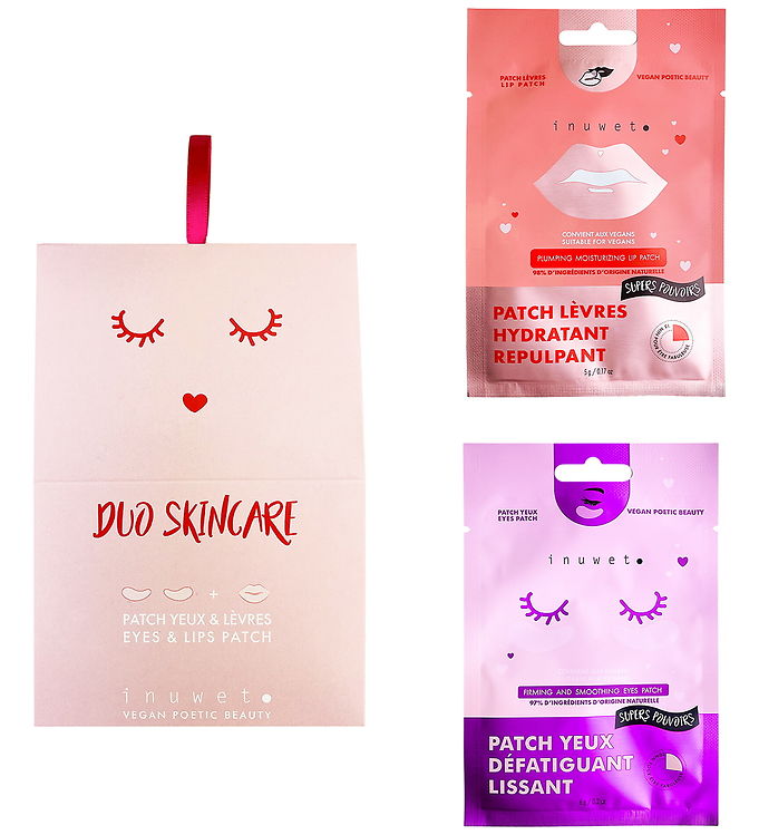 Inuwet Plejeprodukter - Øjenmaske/Læbemaske - Duo Skincare
