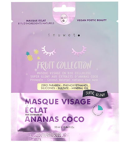 Inuwet Ansigtsmaske - Ananas & Kokos