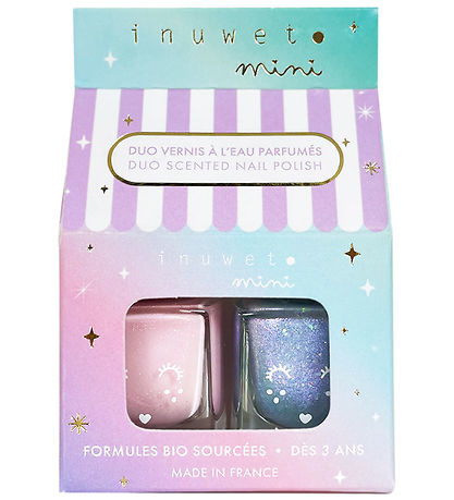 Inuwet Neglelak - 2-pak - Vanilje & Watermelon