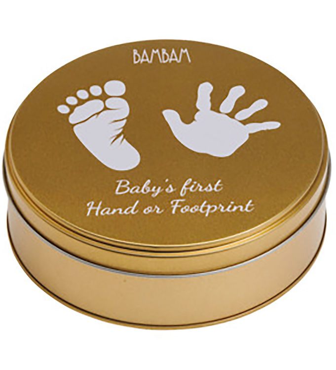 BAMBAM Gips Fod/Håndaftryk - Guld