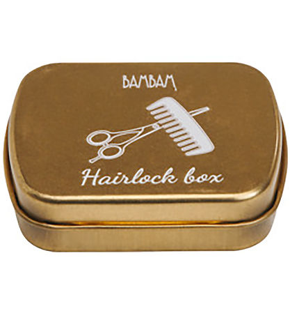 BAMBAM - Hårlok Æske - Guld