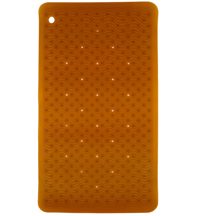 Hevea Bademåtte - Naturgummi - 70x40 cm - Wave Long - Natural