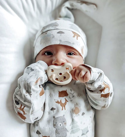 Hevea Sutter - 0-3 mdr - 3-pak - Naturgummi - The Oatmeal Mix