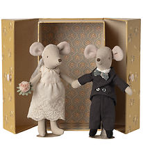 Maileg Bamse - Wedding Mice Couple In Box - Mum And Dad
