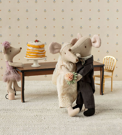 Maileg Bamse - Wedding Mice Couple In Box - Mum And Dad