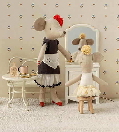 Maileg Bamse - Ballerina Mouse - Little Sister - Off White