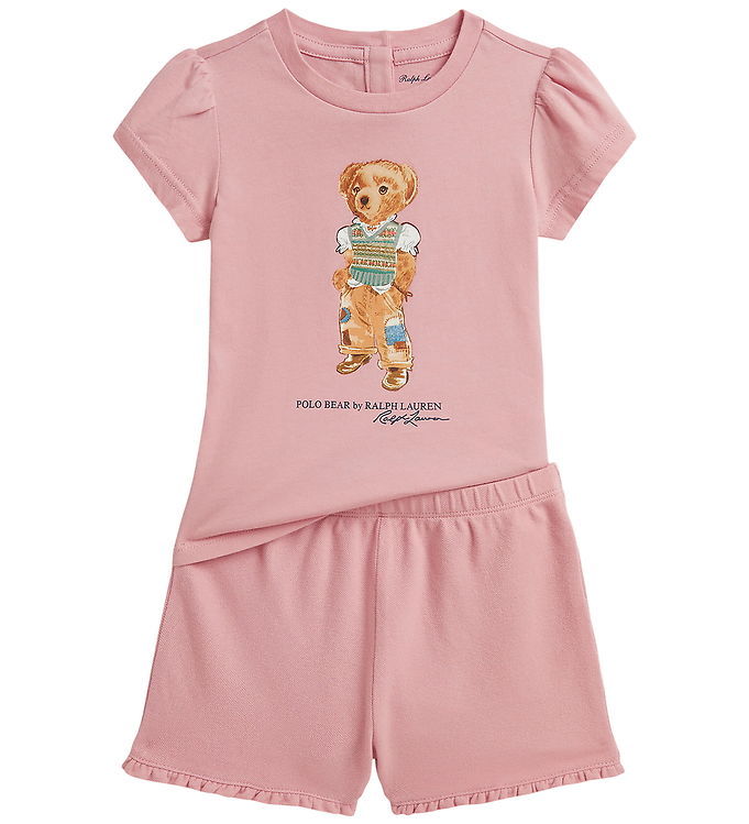 Polo Ralph Lauren Sommersæt - Adirondack Rose m. Print