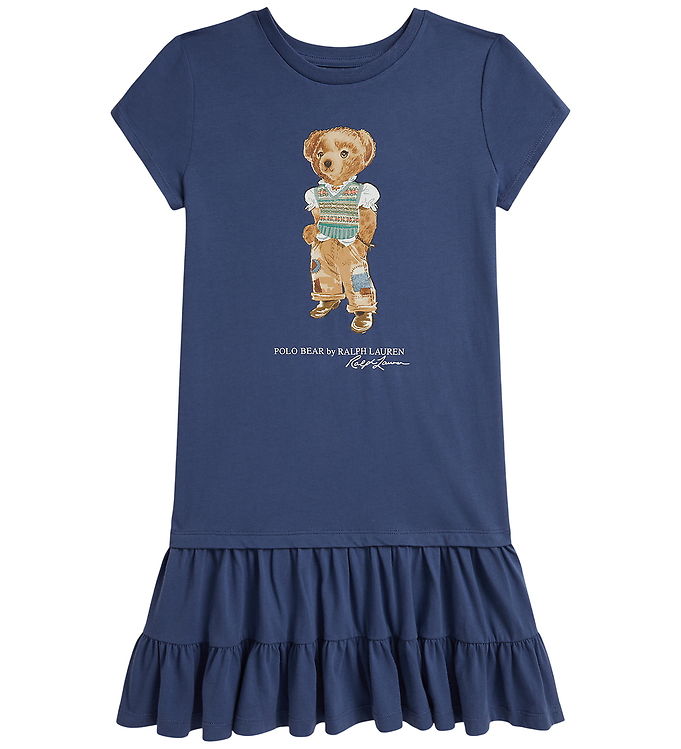Polo Ralph Lauren Kjole - Old Royal m. Print