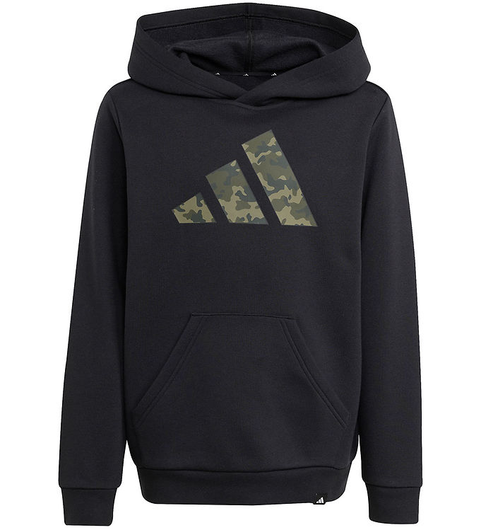 adidas Performance Hættetrøje - Sort m. Logo/Camouflage