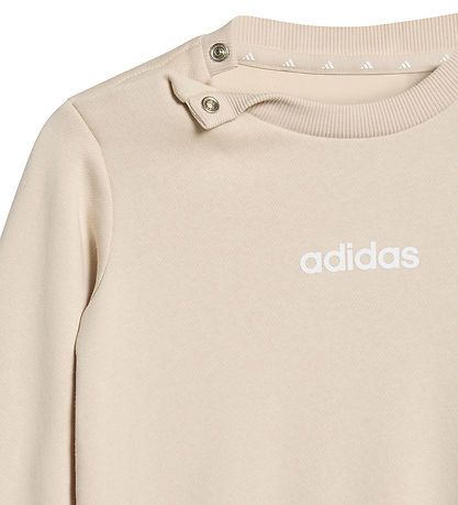 adidas Performance Sweatsæt - I Lin FL Jog - Crli/White