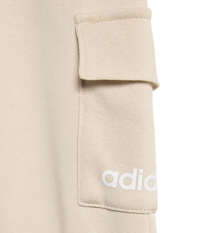 adidas Performance Sweatsæt - I Lin FL Jog - Crli/White