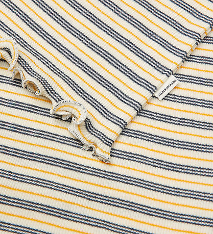 Mads Nørgaard T-shirt - Tuviana - Vanilla Ice/Sky Captain/Zinnia