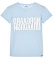 Mads Nørgaard T-shirt - Tuvina -  Cashmere Blue