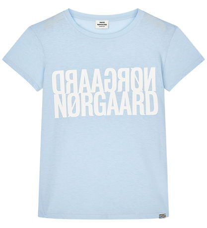 Mads Nørgaard T-shirt - Tuvina -  Cashmere Blue