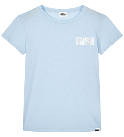 Mads Nørgaard T-shirt - Tuvina - Cashmere Blue