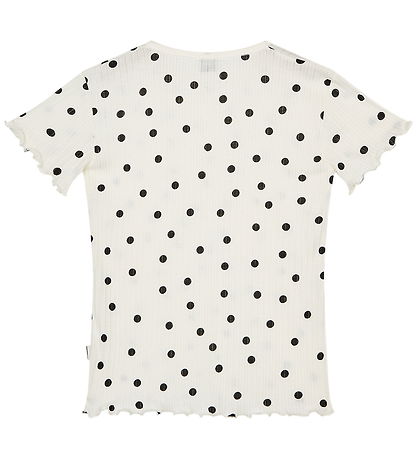 Mads Nørgaard T-shirt - Trixina - Dot Aop Vanilla Ice
