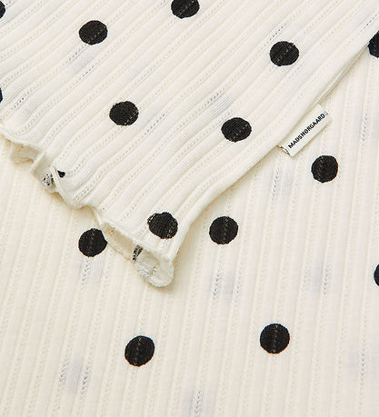 Mads Nørgaard T-shirt - Trixina - Dot Aop Vanilla Ice